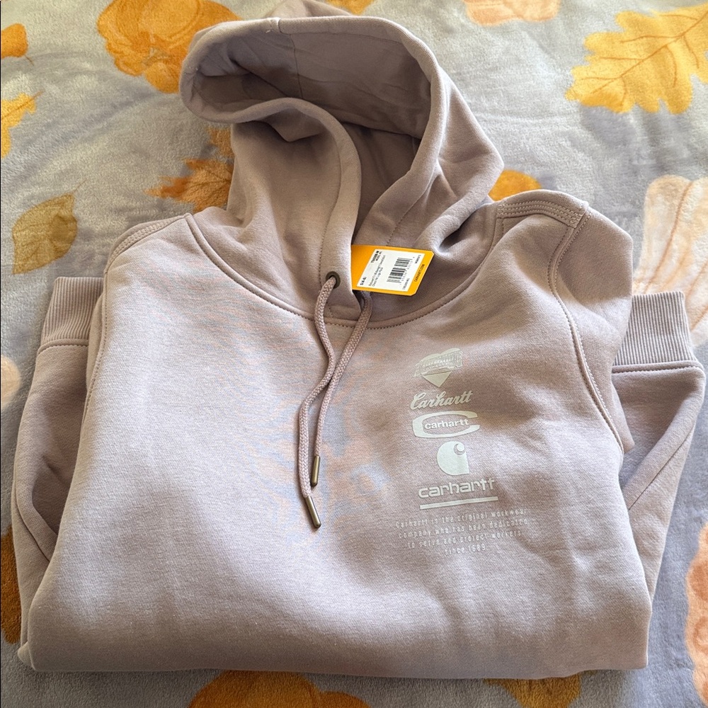 Carhartt women’s Lavender/ Mauve Hoodie NWT size small